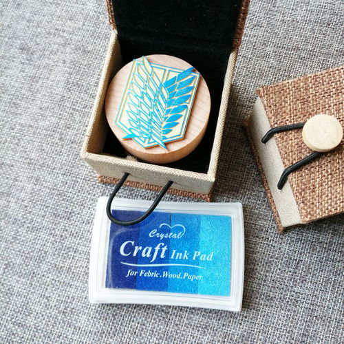 進擊的巨人自由之翼利威爾兵長印章頭像動漫周邊禮物木質印章禮品