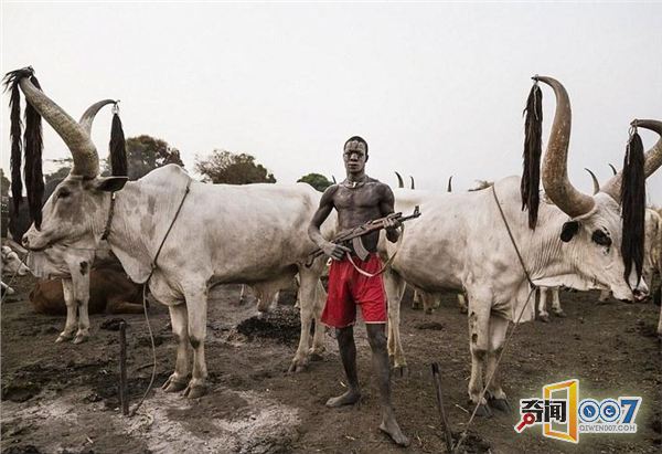 往身上涂牛糞，用牛尿洗頭，這個(gè)部落的生活每天如此(圖3)